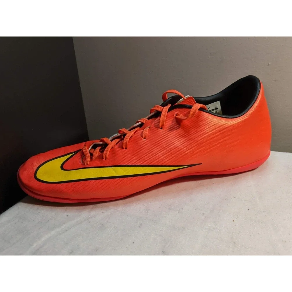 Nike Mens Mercurial Victory 651635-690 Pink Indoor Soccer Cleats Shoes 10.5 - Picture 8 of 10